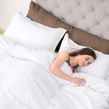 PHF Ultra Soft Waffle Weave Body Pillowcase - Cocoa Brown