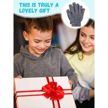Glooarm Kids Winter Gloves - Warm Stretchy Comfort