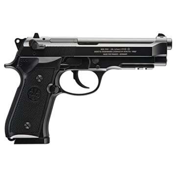 Umarex mens Beretta M92 A1 Blowback Full-Auto .177 Caliber BB Gun Air Pistol, Black, Large