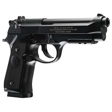 Umarex mens Beretta M92 A1 Blowback Full-Auto .177 Caliber BB Gun Air Pistol, Black, Large