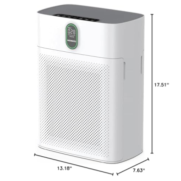 Efficient MORENTO Air Purifier for Rooms Up to 1076 Sq Ft