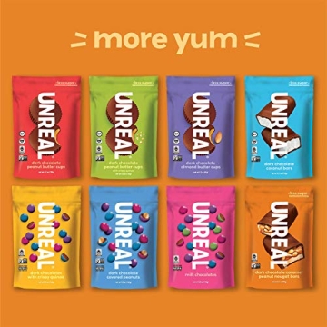 UNREAL Dark Chocolate Caramel Nougat Bars 3.4oz - Healthy Treat