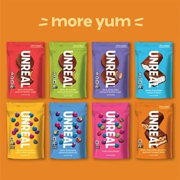 UNREAL Dark Chocolate Caramel Nougat Bars 3.4oz - Healthy Treat