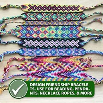 Mandala Crafts 1mm Tan Cotton Waxed Cord 109 Yards