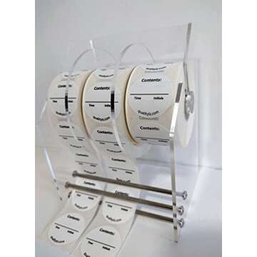 Adjustable Label Dispenser with 3-disks