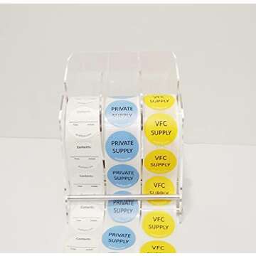Adjustable Label Dispenser with 3-disks