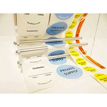 Adjustable Label Dispenser with 3-disks