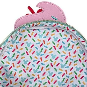 Loungefly x Disney Mickey and Minnie Mouse Sweets Ice Cream Mini Backpack