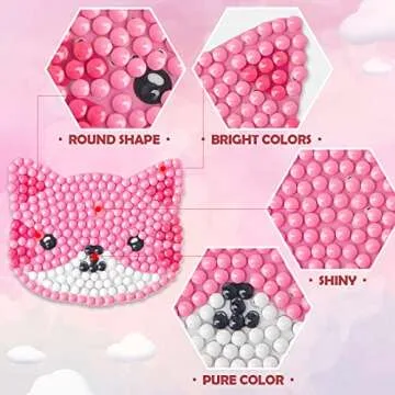 24 Pack Kid's Valentine's Day Cards with 5D Diamond Sticker Kits For Kids, Painting Craft Gift for Girls and Boys School Valentine Exchange Gift, Valentine's Party Favors Supplies & Art Activity