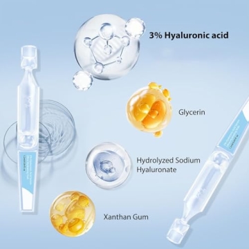 30pcs Ultra Hydrating 3% Hyaluronic Acid Serum Vials