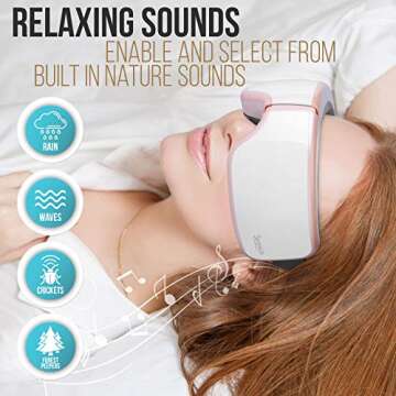 Experience SereneLife Smart Eye Massager with Heat & Music