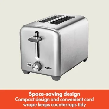 Bella Toaster with Extra Wide Slots & 6 Settings