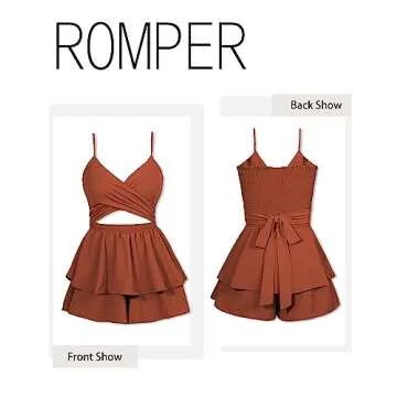 Stylish AGERWAY Summer Romper for Women in Vibrant Colors