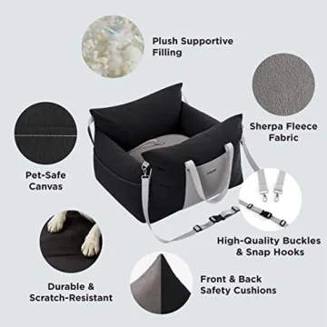 Lesure Waterproof Booster Car Seat for Small Dogs