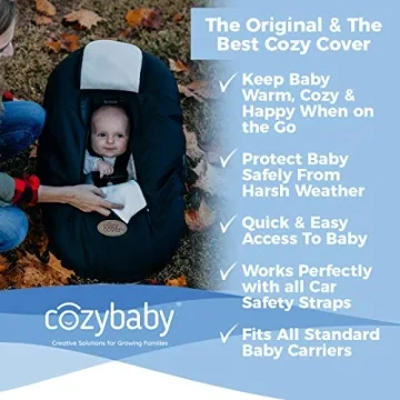 Insulated CozyBaby Car Seat Cover for Infants
