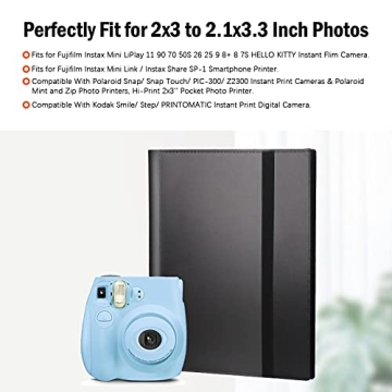 Stylish 432 Pockets Photo Album for Instax & Polaroid