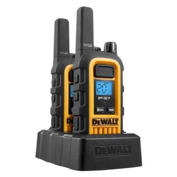 Dewalt DXFRS300 DXFRS300 1 W 22 Channels Heavy-Duty Walkie Talkies