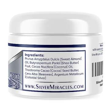 Silver Miracles Colloidal Silver Healing Salve