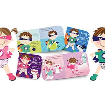 Potty Superhero: Get Ready For Big Girl Pants! Children's Potty Training Board Book