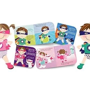 Potty Superhero: Get Ready For Big Girl Pants! Children's Potty Training Board Book