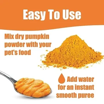 Whole Life Pet Pumpkin Powder for Dogs and Cats Digestive Care