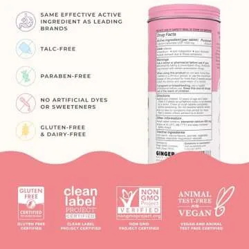 Wonderbelly Antacid for Instant Heartburn Relief Chews