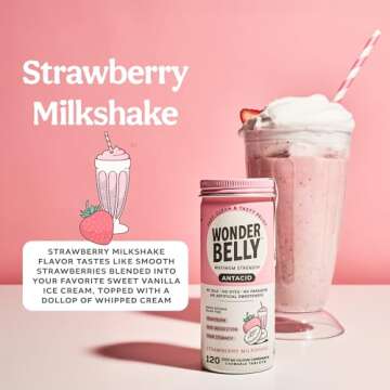 Wonderbelly Antacid for Instant Heartburn Relief Chews