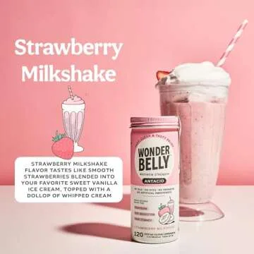 Wonderbelly Antacid for Instant Heartburn Relief Chews