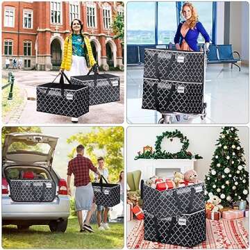 EpicTotes Extra Large Heavy-Duty Moving Bags for Easy Packing