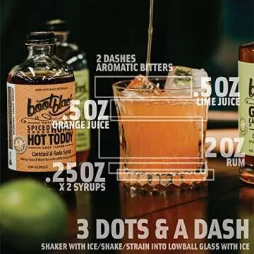 Bootblack Brand Cocktail &Soda Syrup (Spiced Honey Hot Toddy)