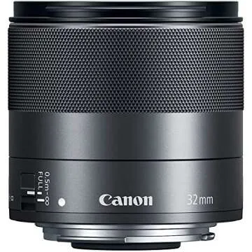 Canon EF-M 32mm f/1.4 STM Lens, Black - 2439C002