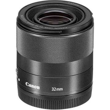 Canon EF-M 32mm f/1.4 STM Lens, Black - 2439C002