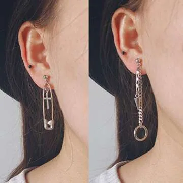 Stylish Mshion Stainless Steel Earrings for All Occasions