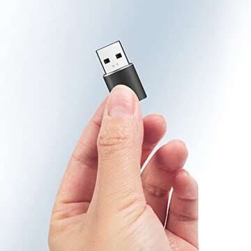 EBEETECH 3 Pack 3.5MM Female Audio to USB C Male Adapter, USB C Female to USB Male Adapter, USB Female to USB C Male Adapter Compatible with MAC USB C Devices, Earphones, Speaker