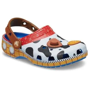 Crocs 209470-4GX-C10 Toy Story Woody Classic Clog T BlJ Blue Jean