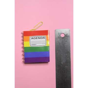 Gay Ornament | LGBTQ Christmas Ornament, Pride Queer Rainbow Lesbian Gift for Couples, Funny 'Gay Agenda'