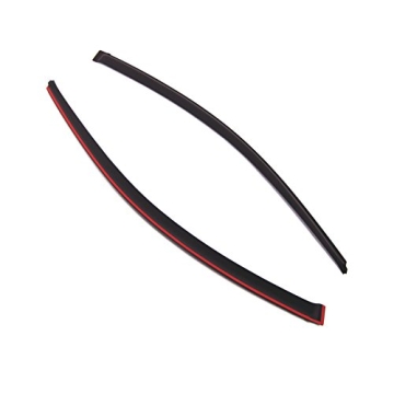 Premium Tuningpros WD2-560 Dark Smoke 2 Pcs Window Visor Set for 2002-2006 Acura RSX