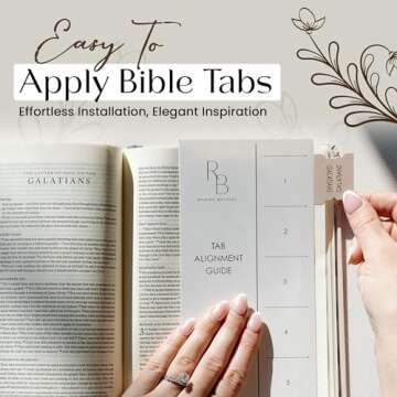 Elegant Bible Tabs for Women - Stylish Study Aids