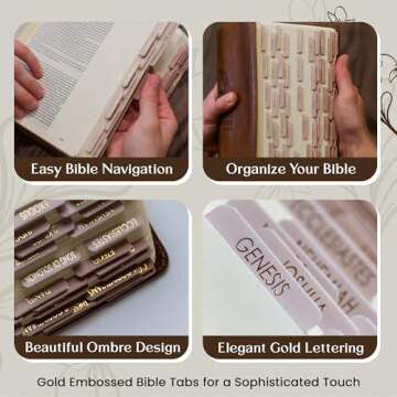 Elegant Bible Tabs for Women - Stylish Study Aids