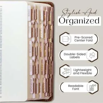 Elegant Bible Tabs for Women - Stylish Study Aids