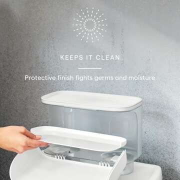 YouCopia Hideaway Toilet Cabinet for Organized Bathrooms