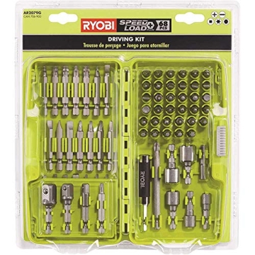 Ryobi Speed Load Plus Driving Kit 68-Piece Set
