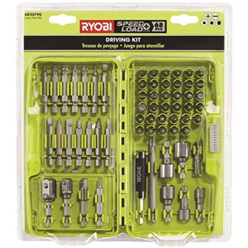 Ryobi Speed Load Plus Driving Kit 68-Piece Set