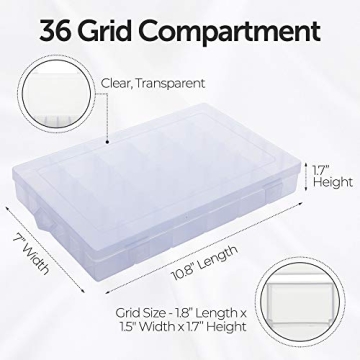 Outdoor 360 Bead Box – Craft Letter Organizer Case