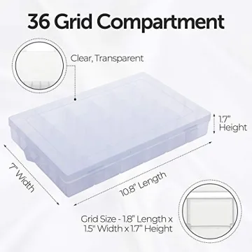 Outdoor 360 Bead Box – Craft Letter Organizer Case