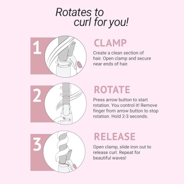 Beachwaver B1 Automatic Curling Iron for Effortless Curls