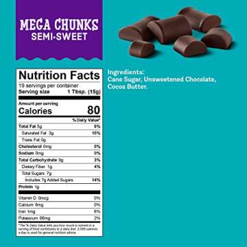Enjoy Life Mega Chunks - Dairy Free, Vegan, Gluten Free Chocolate