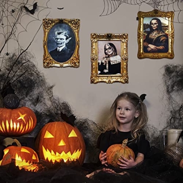 ECGER Halloween Scary 3D Changing Face Pictures for Parties