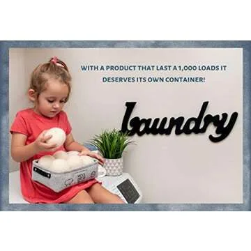 Wool Dryer Balls XL 6 Pack for Efficient Laundry Care