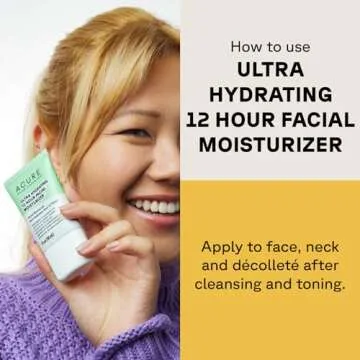 Acure Ultra Hydrating 12 Hour Facial Moisturizer - Intense Morning Moisture for Dry Dull Skin - Infused Blend of Adaptogens Aswagandha & 7 Supergreens - All Natural Vegan Cream Formula - 1 Fl Oz
